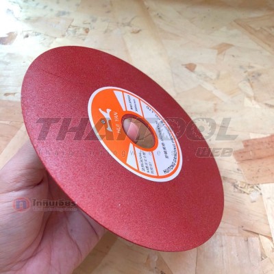 ใบตัด ใบเจียร ขนาด 6 นิ้ว 150x0.8x25 mm.สีแดง 