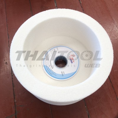 หินถ้วย 8"x4" เบอร์ 80 สีขาว ลับใบมีดสับไม้ เหล็กไฮสปีด เหล็กเกรด เหล็กเครื่องมือ หินถ้วย 8"x4" เบอร์ 80 สีขาว ลับใบมีดสับไม้ เหล็กไฮสปีด เหล็กเกรด เหล็กเครื่องมือ