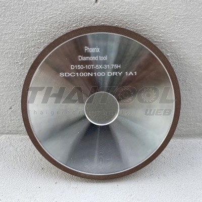หินเพชร 6"x10 mm. SDC100 เจียร/ลับคมคาร์ไบด์ อโลหะ