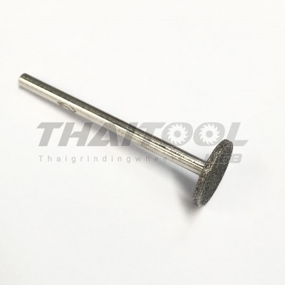 เข็มเพชรแกน 3 mm. E ทรงเหรียญขอบเหลี่ยม  หัวโต 13.0  mm. BS (เกรดโรงงาน)