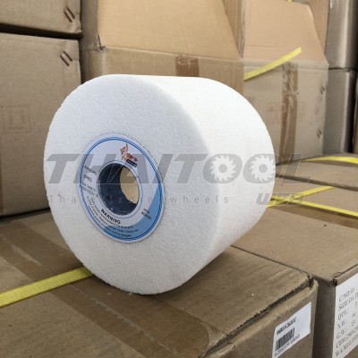 หินถ้วย6"x4" เบอร์46 สีขาว ลับใบมีดสับไม้ เหล็กไฮสปีด เหล็กเกรดเหล็กเเข็ง