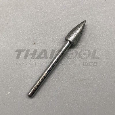 เข็มเพชรแกน 3 mm. J ทรงกรวย หัวโต 6.0 Besdia