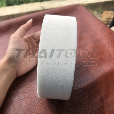 หินถ้วย6"x2" เบอร์60 สีขาว ลับใบมีดสับไม้ เหล็กไฮสปีด เหล็กเกรด เหล็กเครื่องมือ