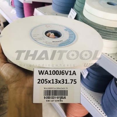 หินเจียรสีขาวWA100J6V1A 205x13x31.75