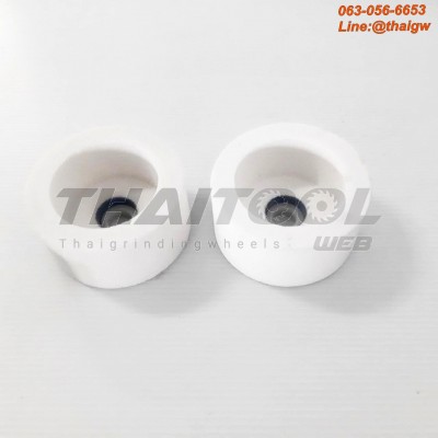 หินถ้วย3"x38mm. เบอร์46-80 สีขาว ลับใบมีดสับไม้ เหล็กไฮสปีด เหล็กเกรด เหล็กเเข็ง