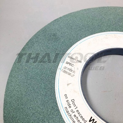 หินเจียร 14"x19 mm. GC80 เจียรคาร์ไบด์ งานกึ่งโลหะ