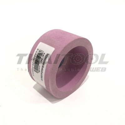 หินถ้วย3"x40mm.เบอร์220 สีชมพู ลับใบมีดสับไม้ เหล็กเหนียว เจียรงานผิวเงา