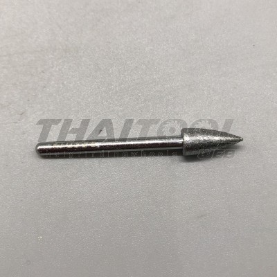 เข็มเพชรแกน 3 mm. J ทรงกรวย หัวโต 6.0 Besdia