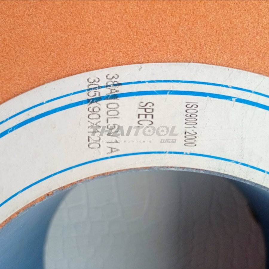  หินเจียร 12"x90 mm. 38A100 เจียรเร็ว ใช้เจียรเหล็กเกรด เหล็กไฮสปีด 