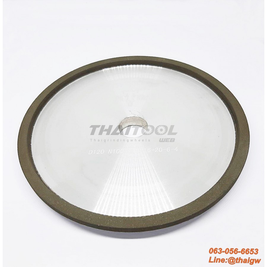 จานเพชร6"12A2 (D150-16T-6W-4X-20H-20V) "SDC120" ลับคมคาร์ไบด์ใบเลื่อยวงเดือน