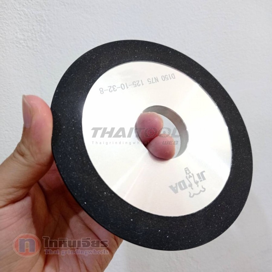 จานเพชร5"4B2 (D125x32Hx10Tx8X) "SDC150" N75 DRY  ลับคมคาร์ไบด์ใบเลื่อยวงเดือน