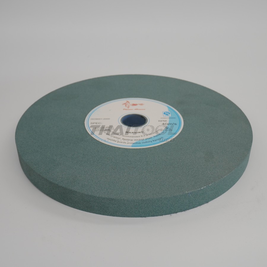 หินเจียร12"x25 mm. GC100J6 เจียรคาร์ไบด์ งานกึ่งโลหะ