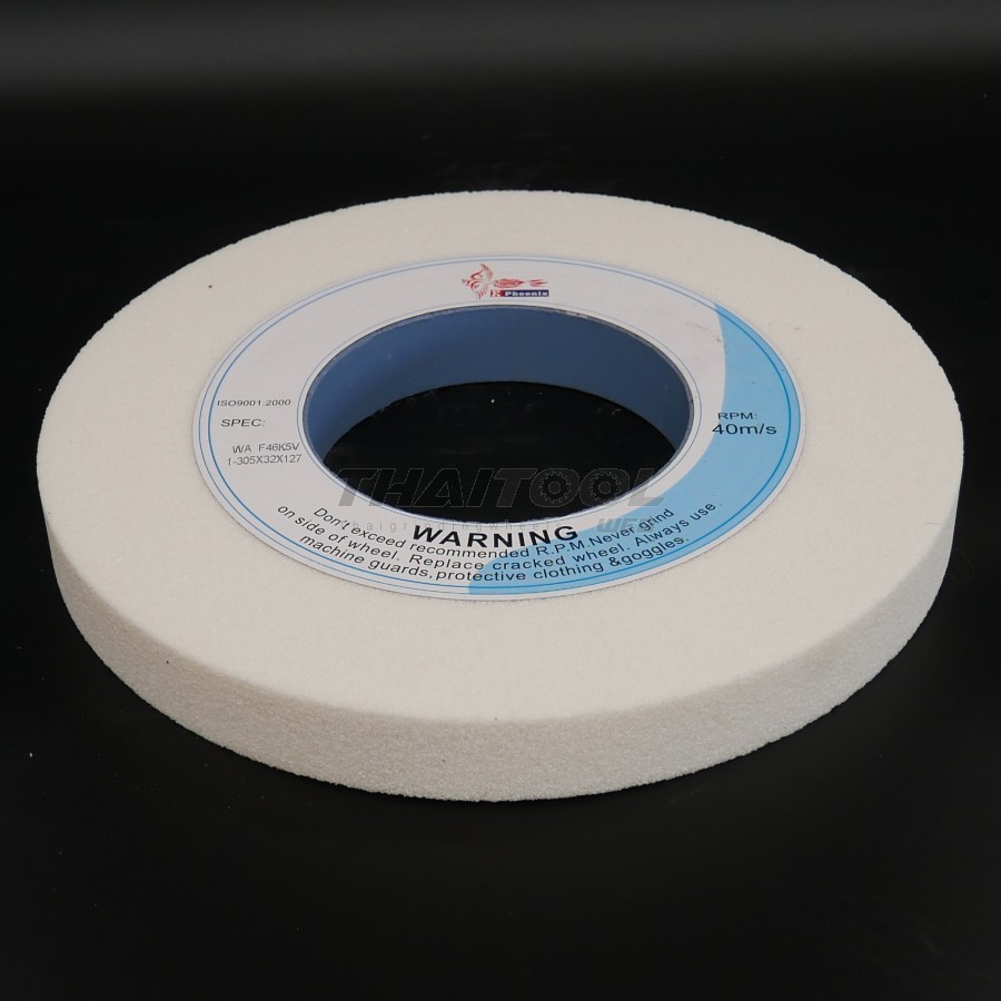 หินเจียร 12"x32 WA46K5V1A ใช้เจียรเหล็กเกรด เหล็กไฮสปีด