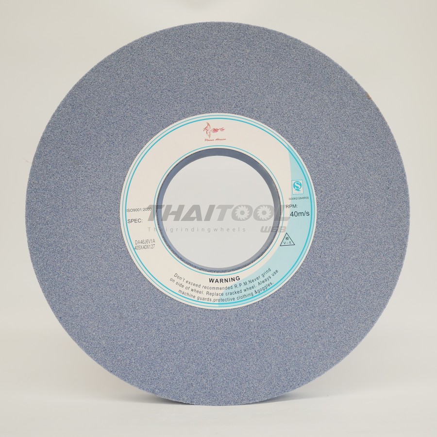 หินเจียร 16"x40 mm.DA46J6 - X เจียรเหล็กแข็ง SKD-11 ครอบคลุมเหล็กทุกชนิด