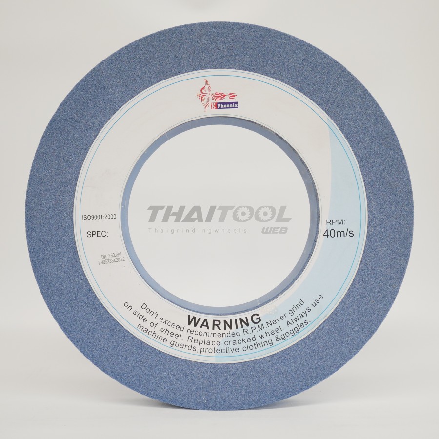 หินเจียร 16"x38 mm. DA46-60 เจียรเหล็กแข็งSKD-11 ครอบคลุมเหล็กทุกชนิด