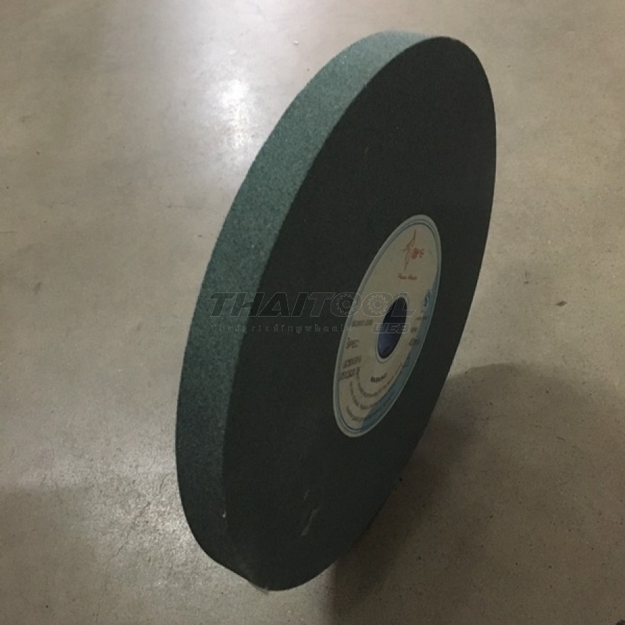 หินเจียร 12"x25 mm. GC80K6 เจียรคาร์ไบด์ งานกึ่งโลหะ