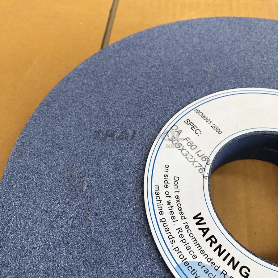 หินเจียร 12"x32x76.2 mm. DA60 เจียรเหล็กแข็ง SKD-11 ครอบคลุมเหล็กทุกชนิด