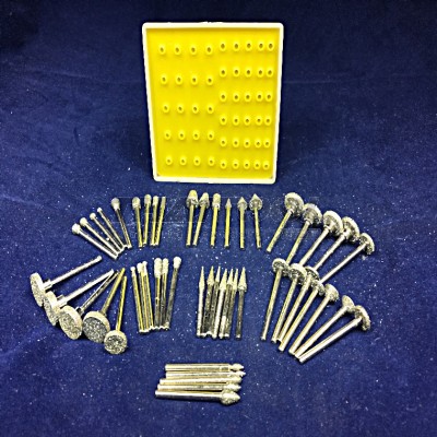 เข็มเพชรแกน 3mm ฺ ชุด 50 ชิ้น เน้นงาน D.I.Y หัวเพชรหลากหลายทรง