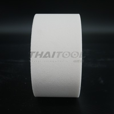 หินถ้วย6"x3" เบอร์60 สีขาว ลับใบมีดสับไม้ เหล็กไฮสปีด เหล็กเกรด เหล็กเเข็ง