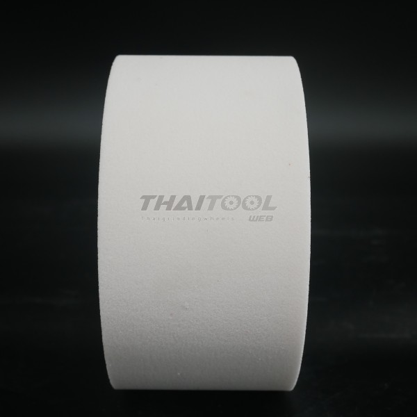 หินถ้วย6"x3" เบอร์ 80 สีขาว ลับใบมีดสับไม้ เหล็กไฮสปีด เหล็กเกรดเหล็กเเข็ง 