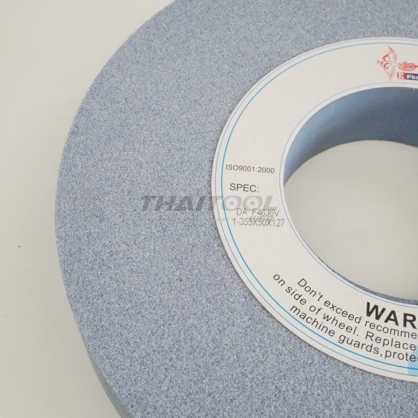 หินเจียร สีฟ้า ขนาด 355x50x127