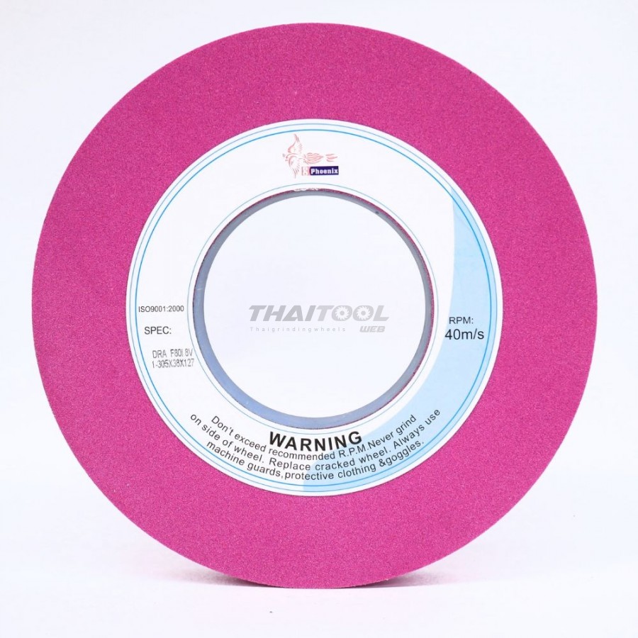 หินเจียร12"x38 DRA80 ใช้เจียรเหล็กเหนียว เหล็กเครื่องมือ 