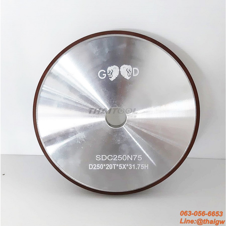 หินเพชร 1A1 D250-20T-5X-31.75H SDC250N75 DRY