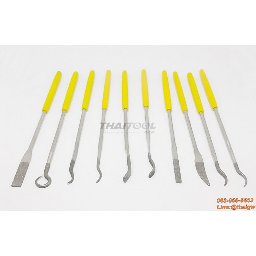 ตะไบเพชรแบบงอ BF-90(10ชิ้น/ชุด)-BEST Diamond