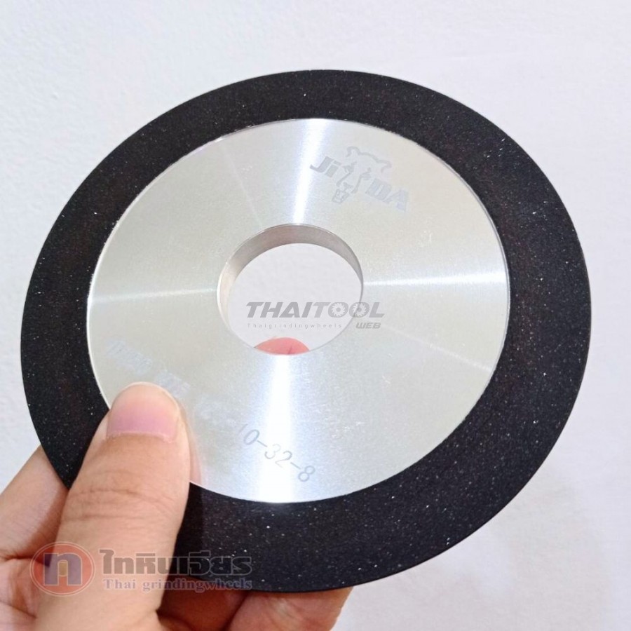 จานเพชร5"4B2 (D125x32Hx10Tx8X) "SDC150" N75 DRY  ลับคมคาร์ไบด์ใบเลื่อยวงเดือน