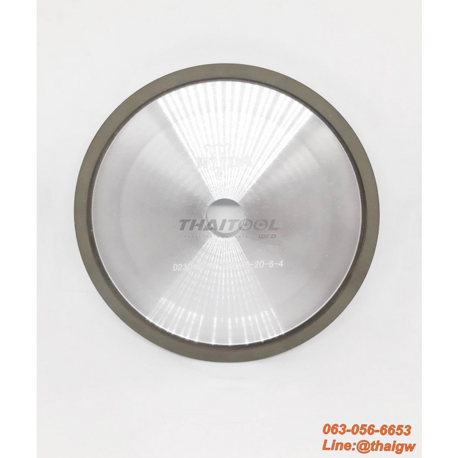 จานเพชร6"12A2 (D150-16T-6W-4X-20H-20V) "SDC230" ลับคมคาร์ไบด์ใบเลื่อยวงเดือน