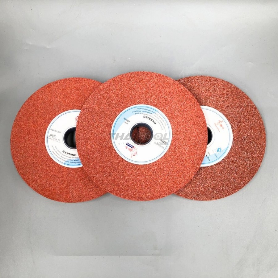 หินเจียร8"x20 mm. สีส้ม38A เบอร์ 36-60 เจียรเหล็กชุปแข็ง เน้นเจียรเร็ว  