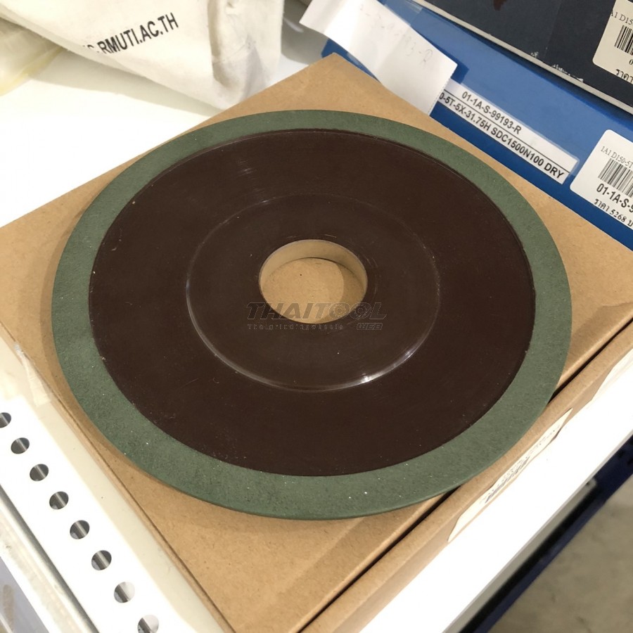 จานเพชรเมกาไลท์6"12A2 (150x14x32x10x1.5) "SDC240" ลับคมคาร์ไบด์ใบเลื่อยวงเดือน