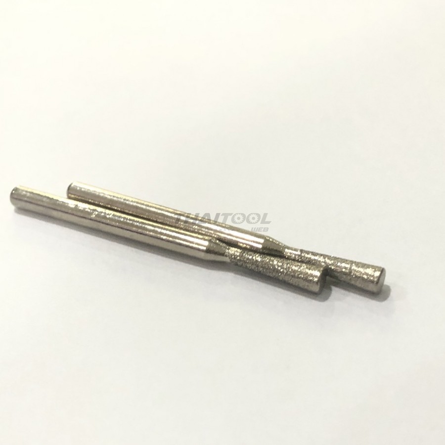 เข็มเพชรแกน 3 mm. V ทรงเตเปอร์ หัวโต 3.0 mm. CN (รุ่นมาตรฐาน)