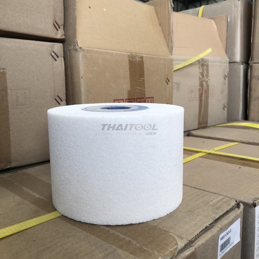 หินถ้วย6"x4" เบอร์46 สีขาว ลับใบมีดสับไม้ เหล็กไฮสปีด เหล็กเกรดเหล็กเเข็ง